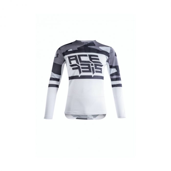 HELIOS MX JERSEY VENTED GREY:WHITE 0023905.287.062
