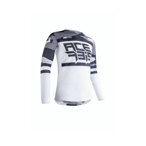 HELIOS MX JERSEY VENTED GREY:WHITE S 0023905.287.062