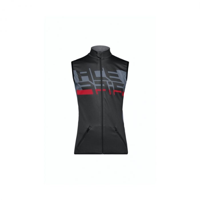 SOFTSHELL X-WIND VEST BLK:GREY MED 0023441.319.064