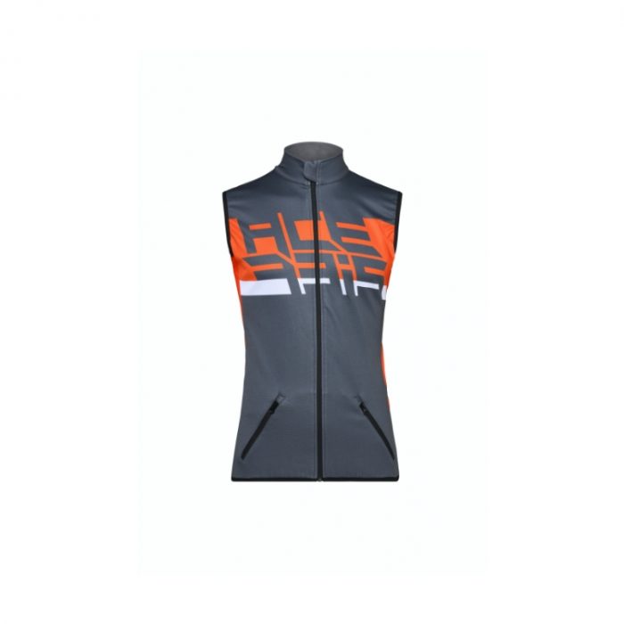 SOFTSHELL X-WIND VEST GREY:ORG MED 0023441.799.064